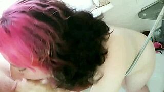 bratty milf showers with big tits blowjob cum fun!