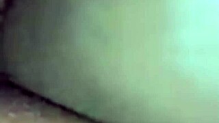 yo babe, watch this muscular ebony stretch her big wet pussy lips with huge dildo