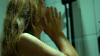 Shower Together for Easy Cum Cleanup on Her Face and Tits