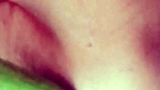 sister's wet pussy fucked hard in bath with monster cock sponge gourd