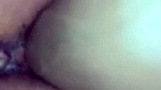 yo babe, watch this muscular ebony stretch her big wet pussy lips with huge dildo