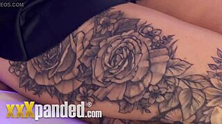 This hot brunette babe poppy from xpanded tv starts getting super naughty on cam