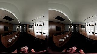 filipina ember snow craves colleague's big cock on snow day