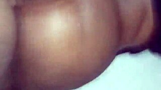granny begs cumshot all over her fat ebony pussy