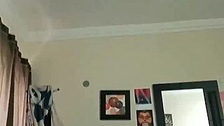 Curvy latina bends over for rough ass spanking session