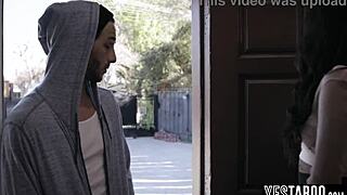 petite ebony stunner bends big ass over for ex-bf's thick interracial pounding