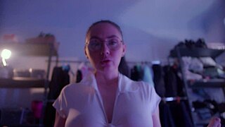 damn this lewd wife pegs him hard then takes his cumshot