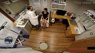 i get examined, doctor tampa handles my small tits closely