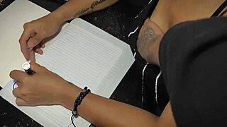 imagine getting assfucked hard bent over while cramming for uni exams with your horny latina girlfriend