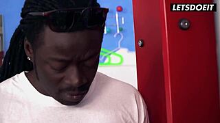 i got so horny for eveline dellai's hardcore anal with huge black cock in hostel