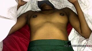 African ebony teen babe pounded hard by roommate's massive cock in dorm