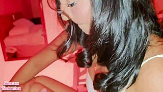 hermanastra's super horny for bro's cock, rides him wild 😈🔥