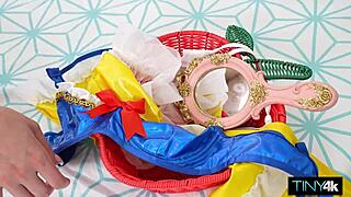 princess chloe spreads tight pussy for prince's hard pounding