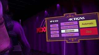 mad moxxi sucks hard then grabs you wild in purple dream club