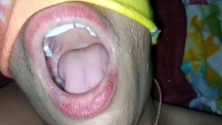 stepsister's husband back from trip, she spreads for his welcome pounding