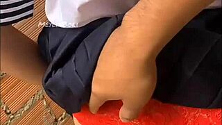 neighbor lost bet, wears sexy japanese school uniform while i fuck her hard!