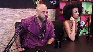 Lady snow and lord kenobi share sensual interracial moments in outdoor casting compilation part 1