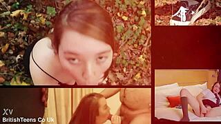 British Chubby Brunette Teen Squirts Hard in Homemade Solo Session