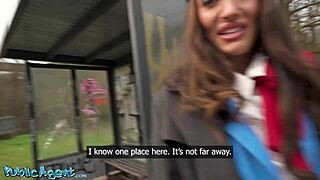 Public Agent: Big Tits Coco Bae's POV Blowjob Turns into Outdoor Hard Fuck!