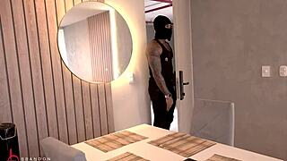 Bbc Thief Brandon Cruz Pounds Ema Ribeiro's Juicy Virgin Pussy Doggystyle Missionary