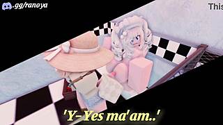 Roblox Hentai Girl Shakes Ass in JOI Creampie Tease