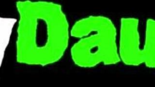 whoa, filthy rich dude gets handsy under the breakfast table with stepdaughter madi collins... skirt up, sneaky fun! 😏