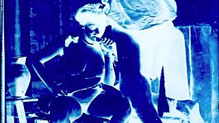 Vintage erotic art features antique cartoon comic retro styles