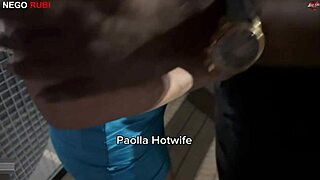Hey you ever seen a hotwife like Paolla go wild for BBC outdoors flashing her cuckold hubby that monster cock