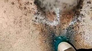 Yuki gets her ebony milf ass ready for big black cock anal fun