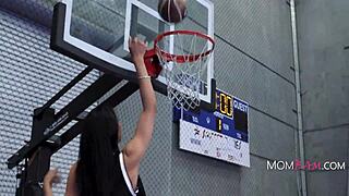 Ebony milf, dunk those balls in my tight holes now?