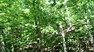 Clitlicker662 Outdoor Forest Flashing Hairy Pussy Masturbation Public Orgasm