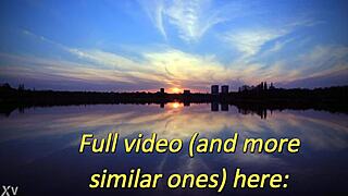 Smoking Dominatrix Tramples Slave on Human Carpet