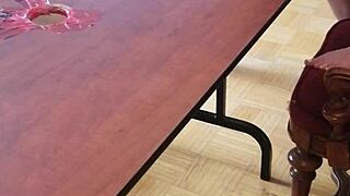 i STOMP CUM out of his HUGE COCK slave