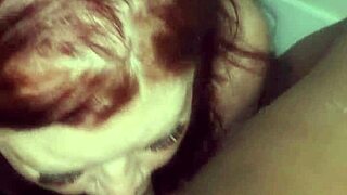 lucky nikki cakes deepthroats monster bbc gags chokes licks ass swallows cum