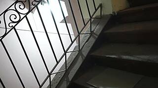 laura quest flashing braces big ass tanned tits dirty talk sucking cock in snowy public winter