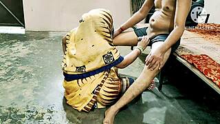 Indian Desi Maid Takes Big Cock Doggystyle