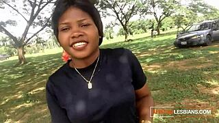 Real Amateur Black Girls' First Lesbian Lick Tribbing Makes Them Cum Hard!!! 👅💦