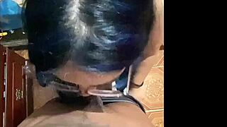 Otaku latina nerd girl next door sucks cock swallows cum backstage for cash