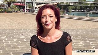 oh damn this redhead milf in lingerie feels amazing on vacation fuck... i can't stop