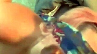 blindfolded babe endures intense oral thrusting