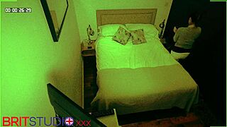 voyeur spies couple pounding hard in airbnb panties ripped off