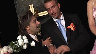 Stacey Saran Dances Then Swallows Cum In Lingerie Cowgirl Creampie Orgy