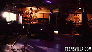 Watch Seth Gamble fuck petite Kenzie Anne's tight pussy for cash in hardcore POV blowjob