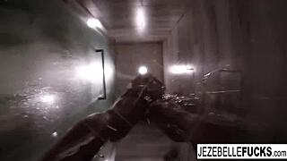 oh, jezebelle bond masturbates in the bath!