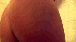 Beautiful gf anca teases in shower with cute ass