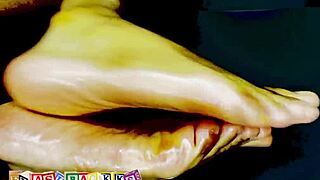 Wet Oily Foot Massage