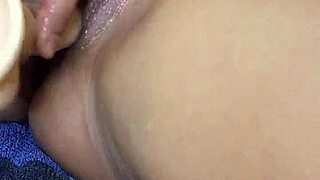 BLONDE GIRLFRIEND MASTURBATES WITH VIBRATOR