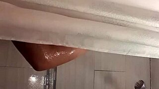 I enjoy bathing and teasing in the shower