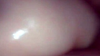 Oiled pussy gets pounded by hard cock