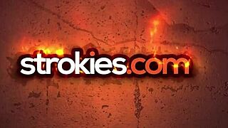 Blonde bombshell gets a steamy handjob from beaver enthusiast